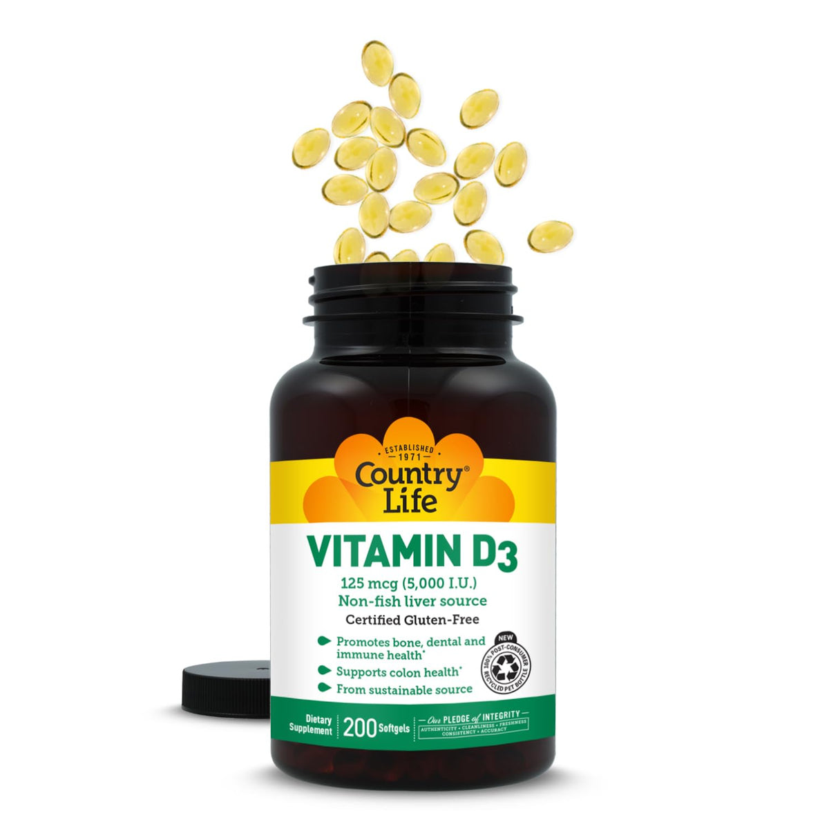 Boîte de Country Life Vitamine D3 sur une table