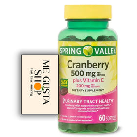 Boîte de Cranberry 500mg avec Vitamine C 200mg ouverte
