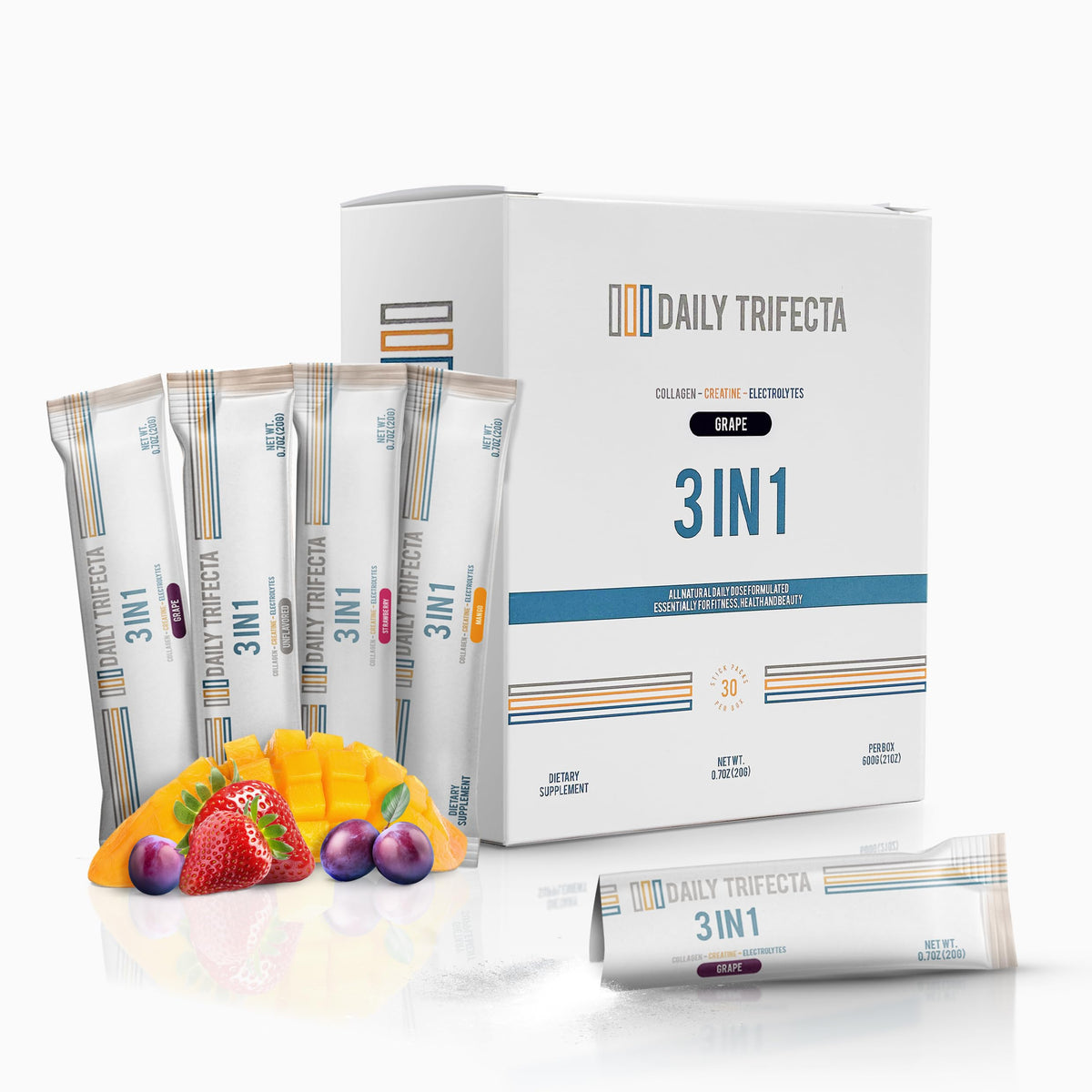 Boîte de Daily Trifecta de lovie style contenant 30 sachets individuels