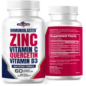 Boîte de daily wellness BLASTER Complément Alimentaire Zinc Quercétine Vitamine C 800 mg vue de face
