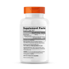 Boîte de Doctor's BEST Ginkgo Biloba 120 mg, vue latérale