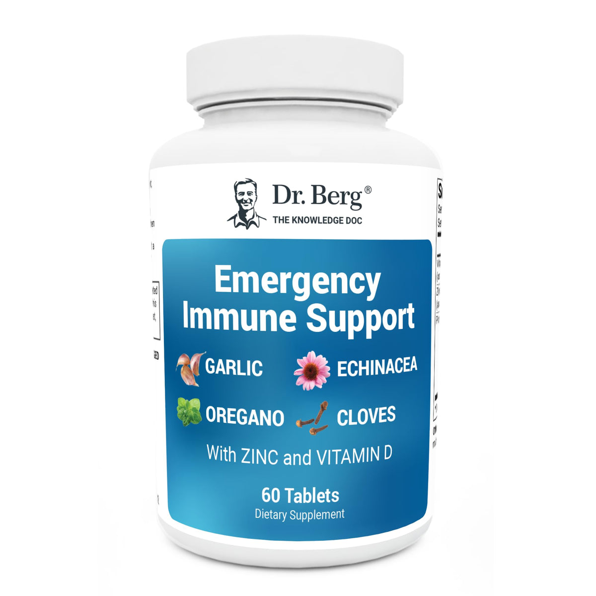 Boîte de Dr. Berg Nutritionals Complément Alimentaire Echinacée 60 Capsules