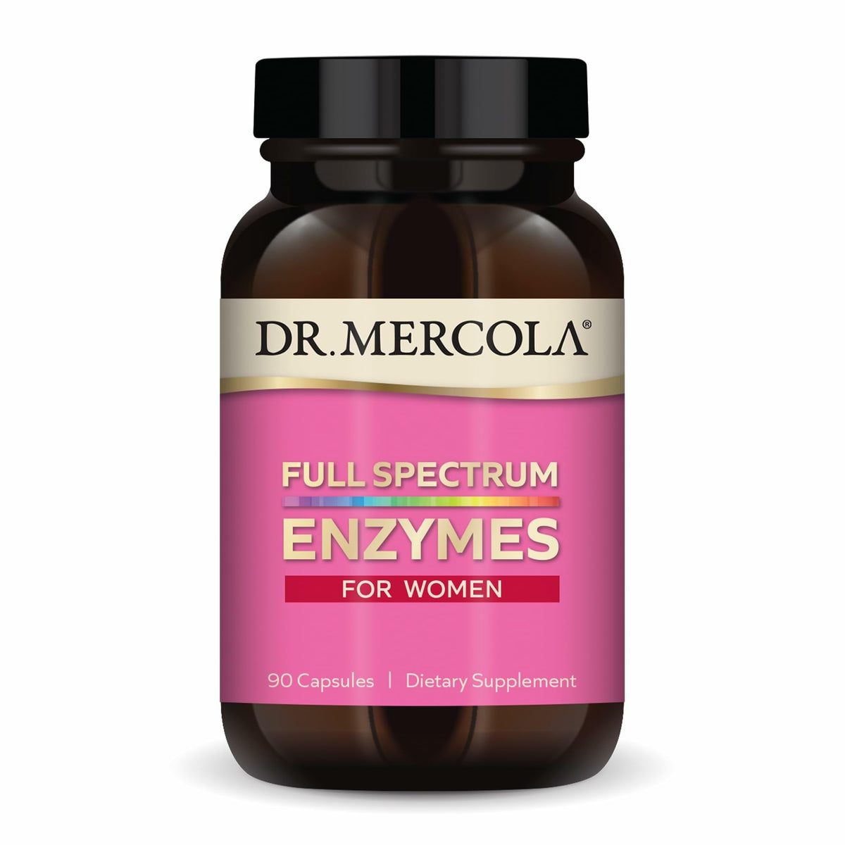 Boîte de Dr. Mercola Enzymes Complètes pour Femmes 90 Capsules vue de face