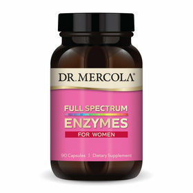 Boîte de Dr. Mercola Enzymes Complètes pour Femmes 90 Capsules vue de face