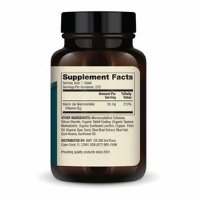 Boîte de Dr. Mercola Niacinamide avec 270 comprimés