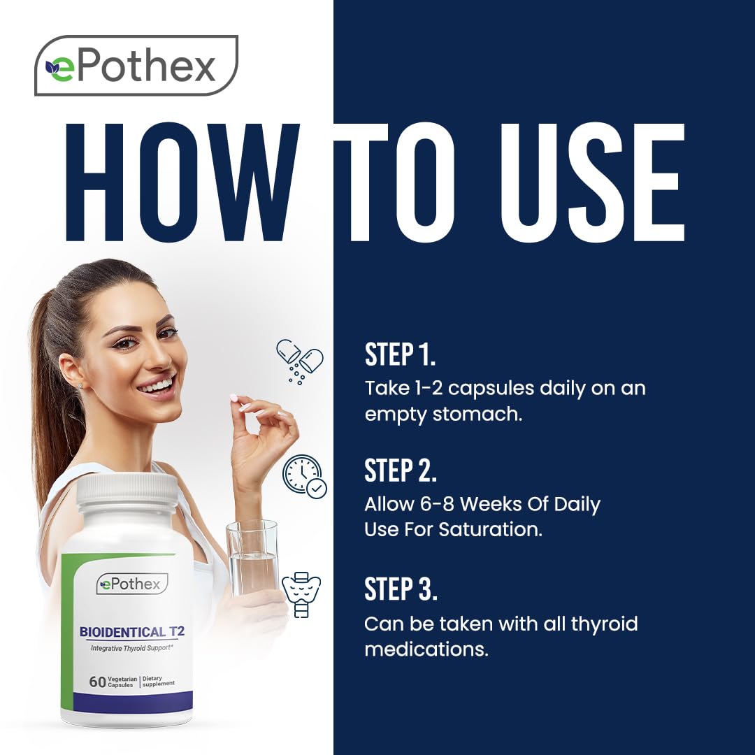 Boîte de EPOTHEX Bioidentical T2 avec capsules
