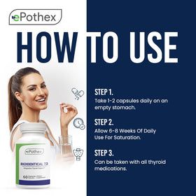 Boîte de EPOTHEX Bioidentical T2 avec capsules