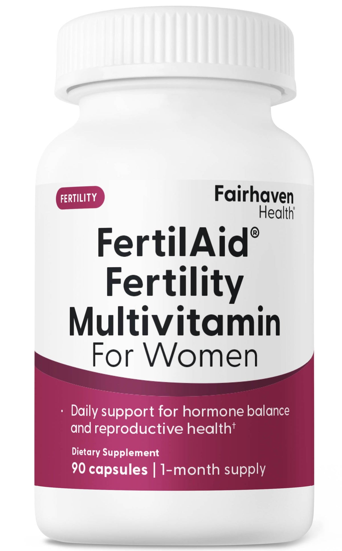 Boîte de FertilAid pour Femmes Fairhaven Health vue de face