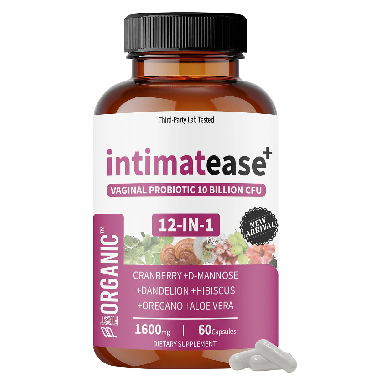 Boîte de FIRSTORGANIC Probiotique Femme 60 Capsules vue avant