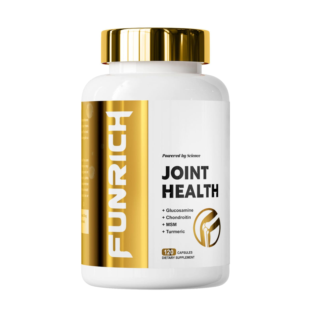Boîte de FUNRICH Glucosamine Chondroitin MSM 136g vue de face.