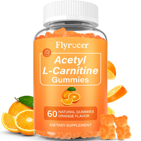 Boîte de gummies Acétyl L-Carnitine Flyrocer vue de face