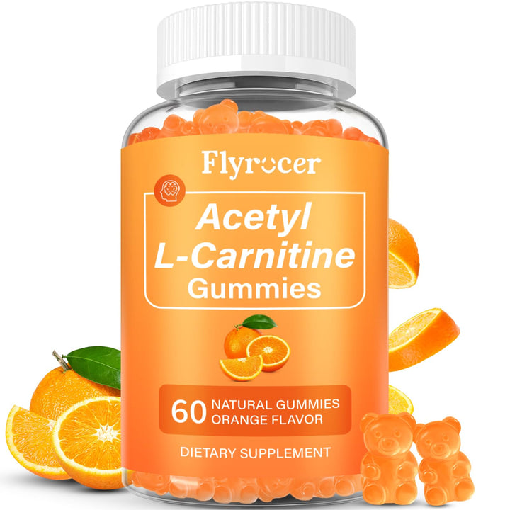 Boîte de gummies Acétyl L-Carnitine Flyrocer vue de face