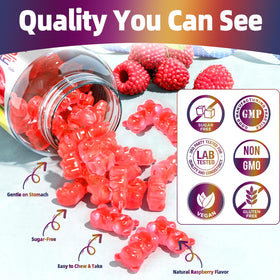 Boîte de Gummies de Citrate de Potassium XIHOLIY vue de côté
