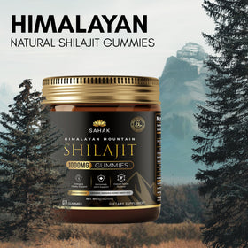 Boîte de gummies de Shilajit Himalayen SAHAK ouverte