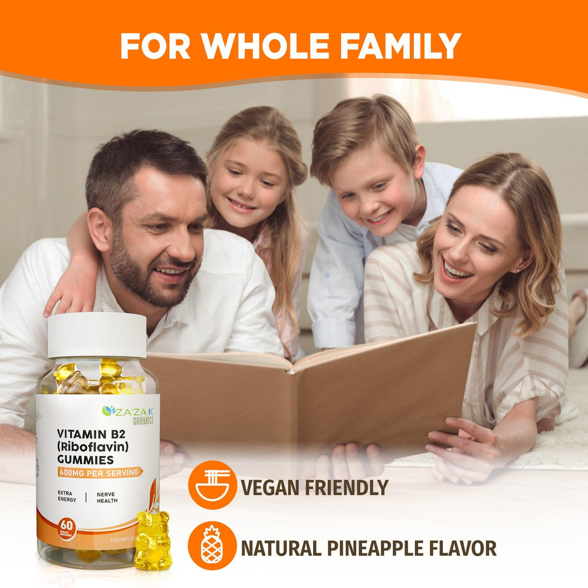 Boîte de Gummies de Vitamine B2 ouverte