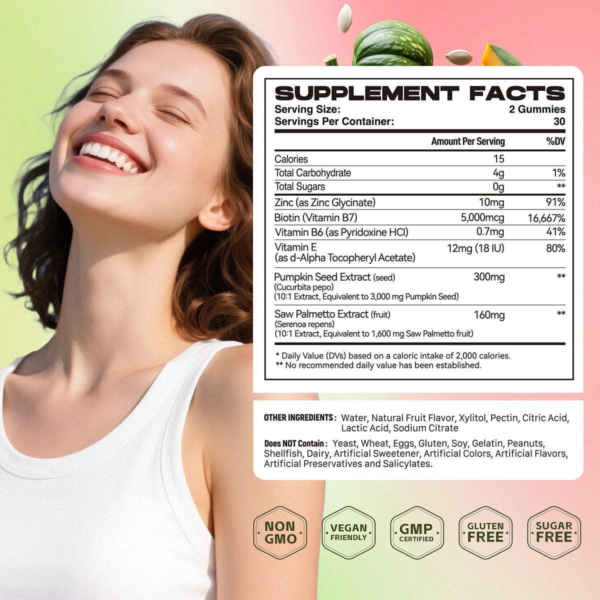 Boîte de gummies Elysx avec étiquette et saveur de baies mélangées