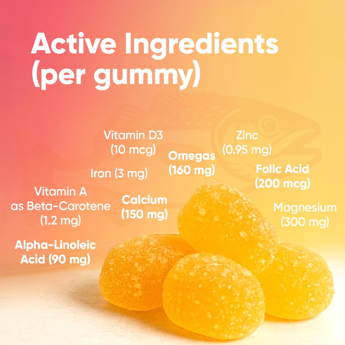 Boîte de gummies Omega 3 SCOTT'S EMULSION avec 30 gummies