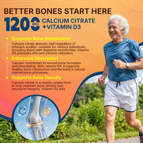 Boîte de gummies RUNUAN au calcium citrate avec étiquette