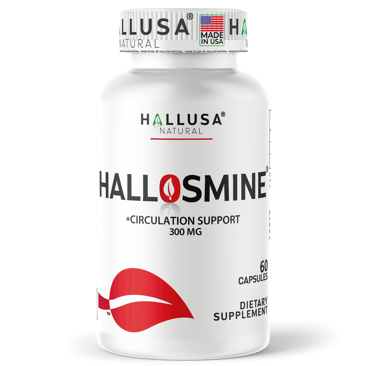 Boîte de Hallusa Natural Diosmine Circulation 300 mg vue de face