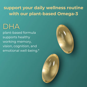 Boîte de Iwi DHA Omega-3 avec informations nutritionnelles