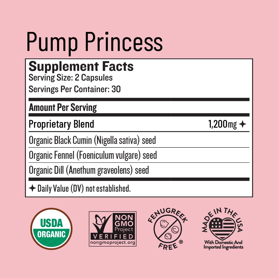 Boîte de Legendairy Milk Pump Princess avec 60 capsules