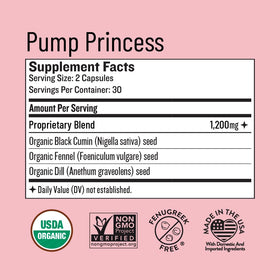 Boîte de Legendairy Milk Pump Princess avec 60 capsules
