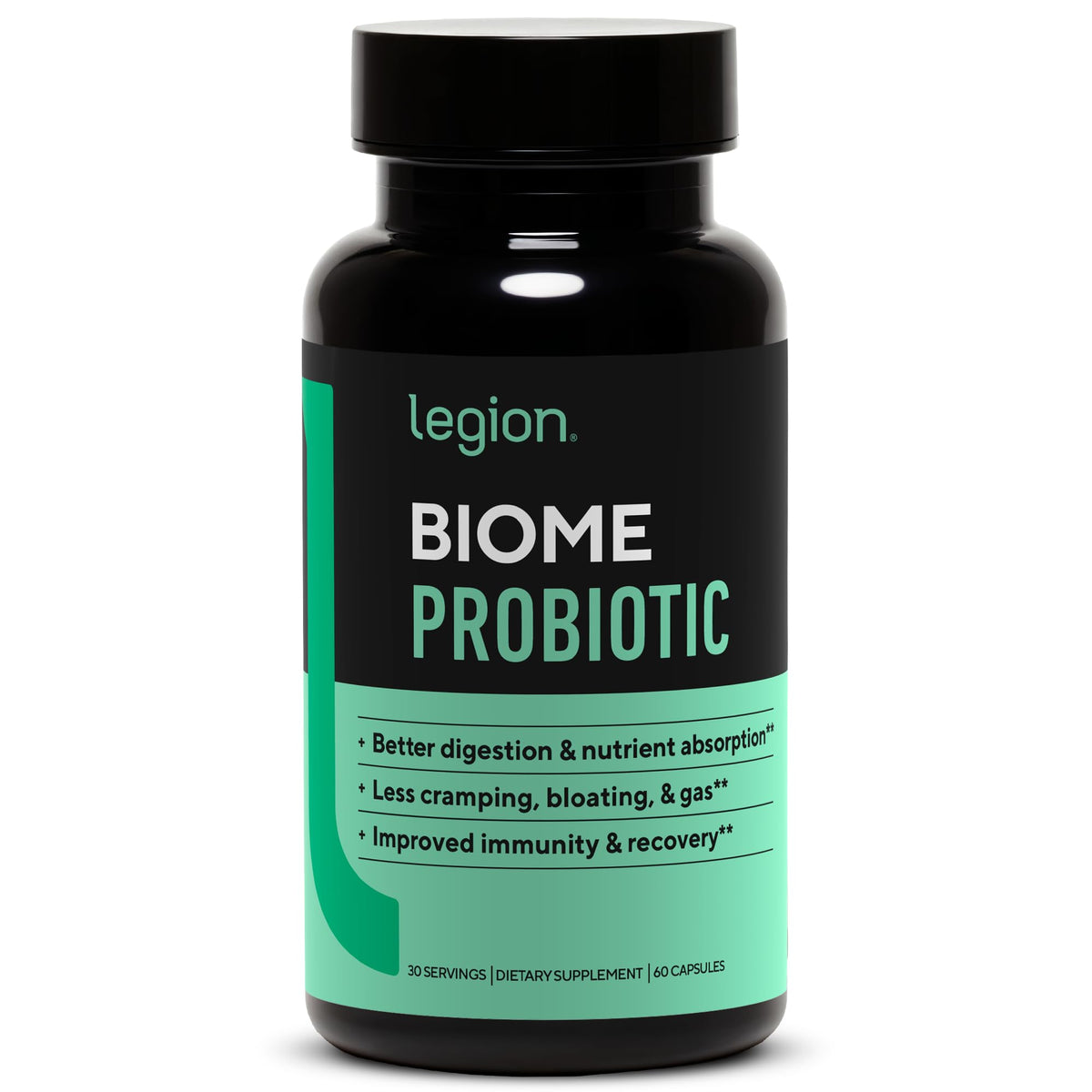 Boîte de LEGION Biome Probiotic 30 capsules vue de face