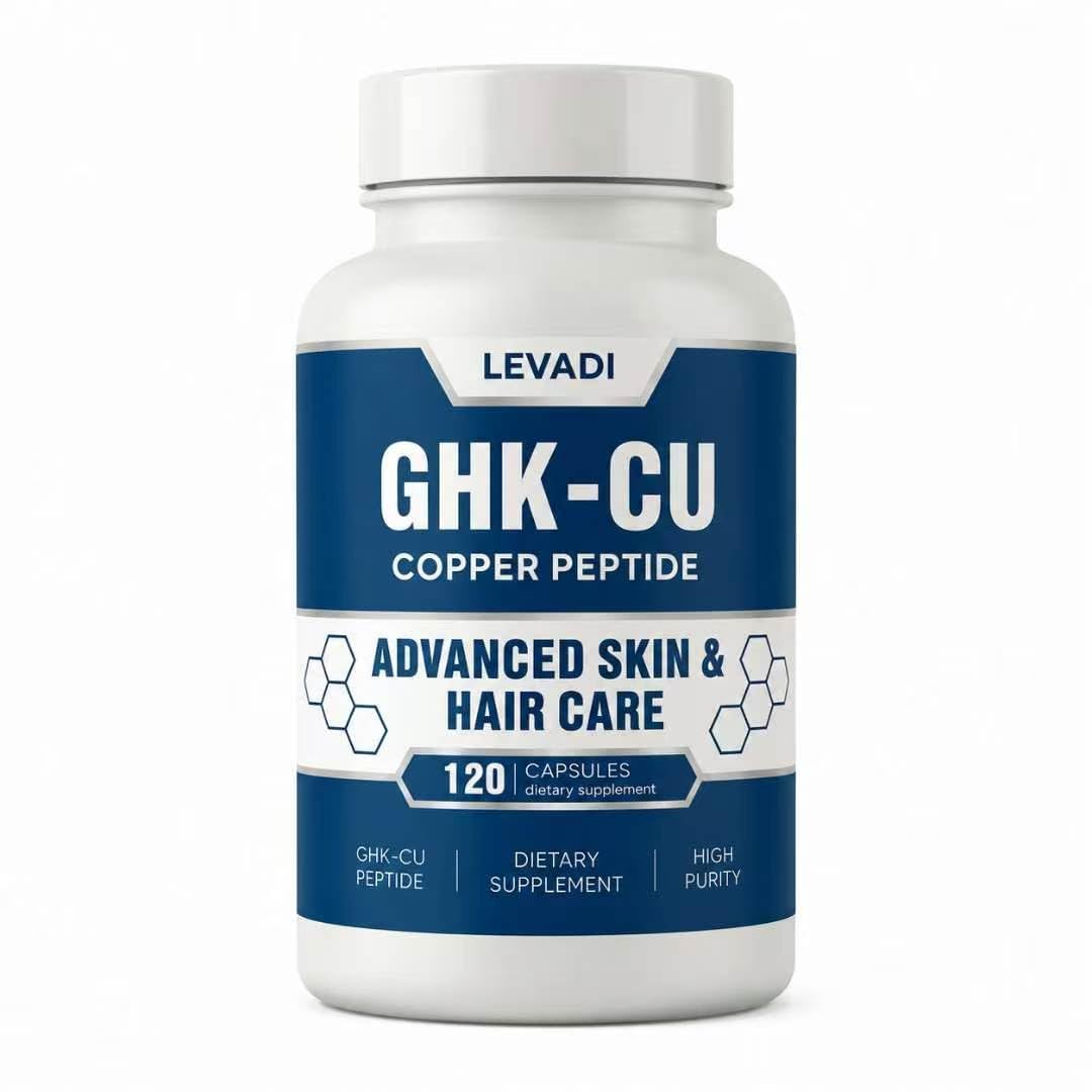 Boîte de LEVADI GHK-Cu 120 capsules végétales vue de face