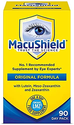 Boîte de MacuShield Complément Alimentaire Oculaire 90 Capsules vue de face