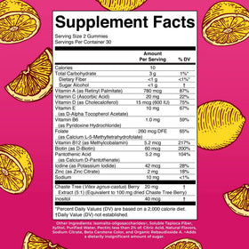 Boîte de MARYRUTH'S Multivitamines Femmes 40+ avec gummies à l'intérieur