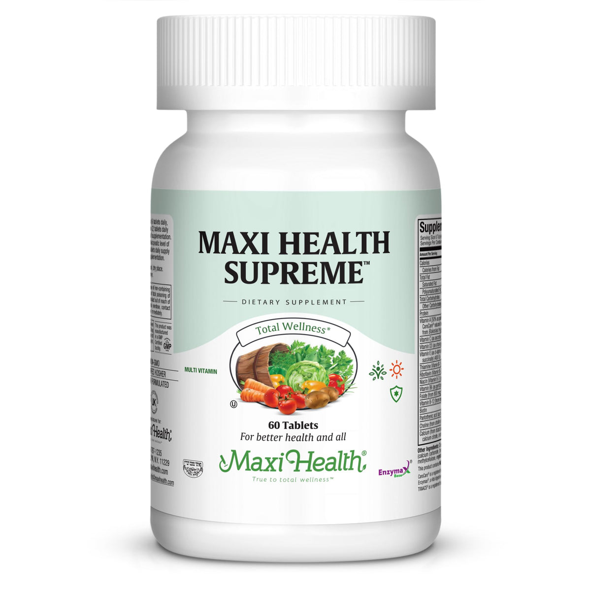 Boîte de Maxi Health Multivitamines 60 comprimés vue de face