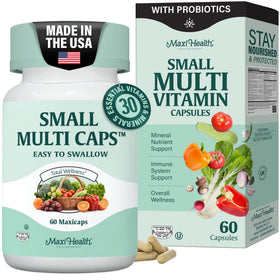 Boîte de Maxi Health Multivitamines avec capsules mini à avaler