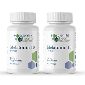 Boîte de melatonine 10mg Scientific Health Solutions vue avant
