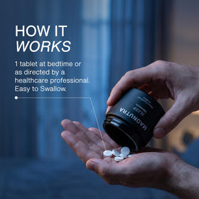 Boîte de Melatonine 3mg MadNutra avec informations nutritionnelles