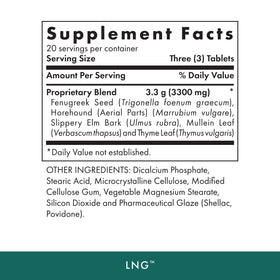 Boîte de MICHAEL'S LNG avec informations nutritionnelles