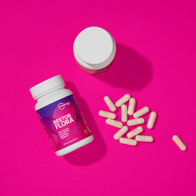 Boîte de Microbiome Labs RestorFlora avec capsules