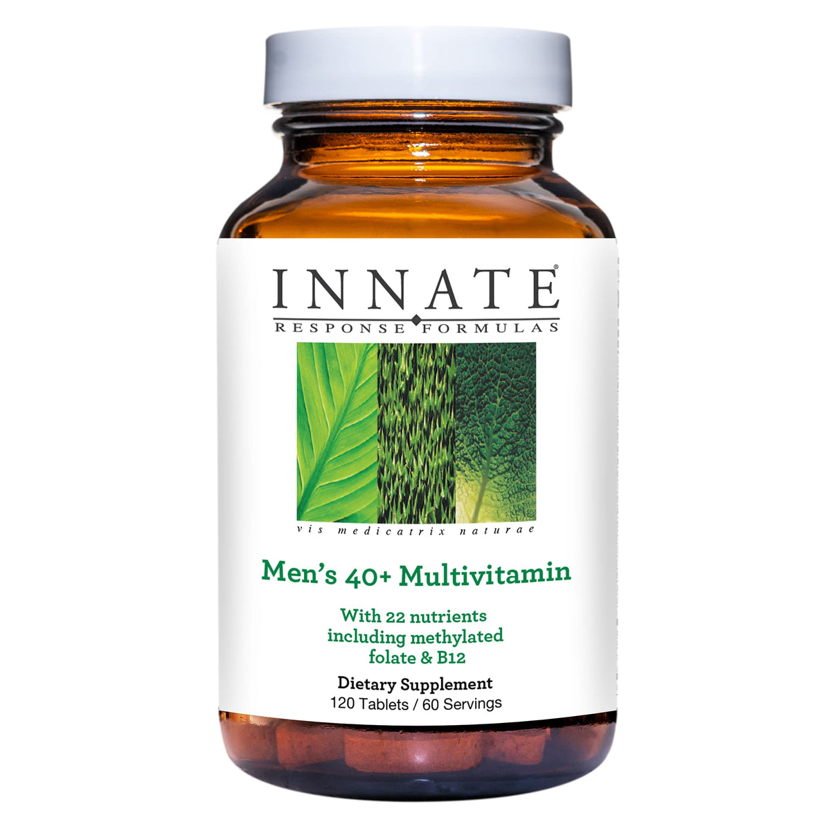 Boîte de multivitamines Innate Response Formulas pour hommes 40+ avec 120 comprimés