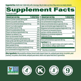 Boîte de Multivitamines MegaFood avec ingrédients naturels