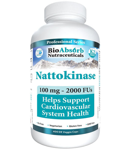 Boîte de Nattokinase Bio Absorb vue de face