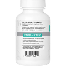 Boîte de NBI Osteo-MK4 montrant le dosage recommandé