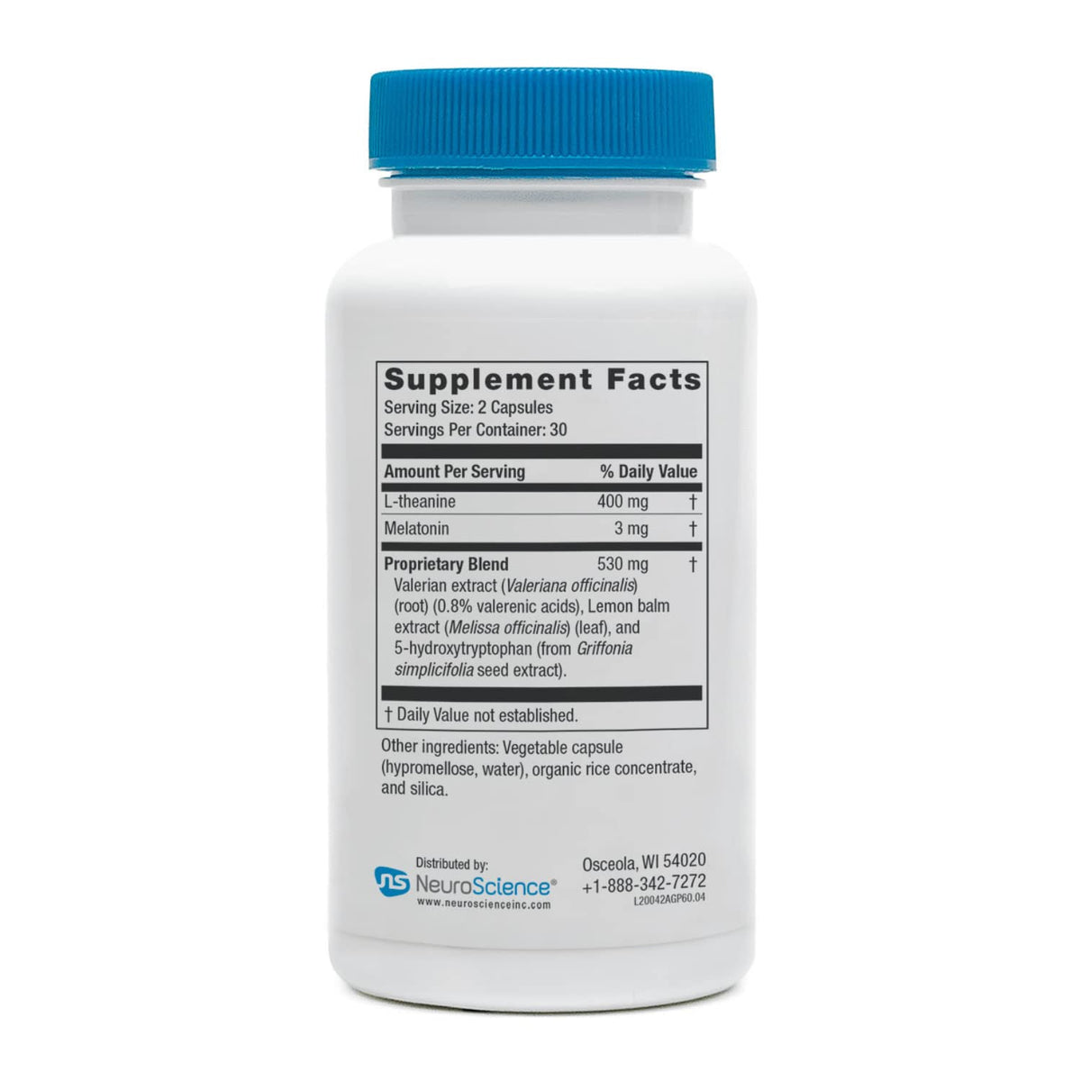 Boîte de NeuroScience Alpha GABA PM avec capsules