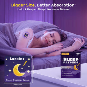 Boîte de patches de sommeil Lunalex ouverte