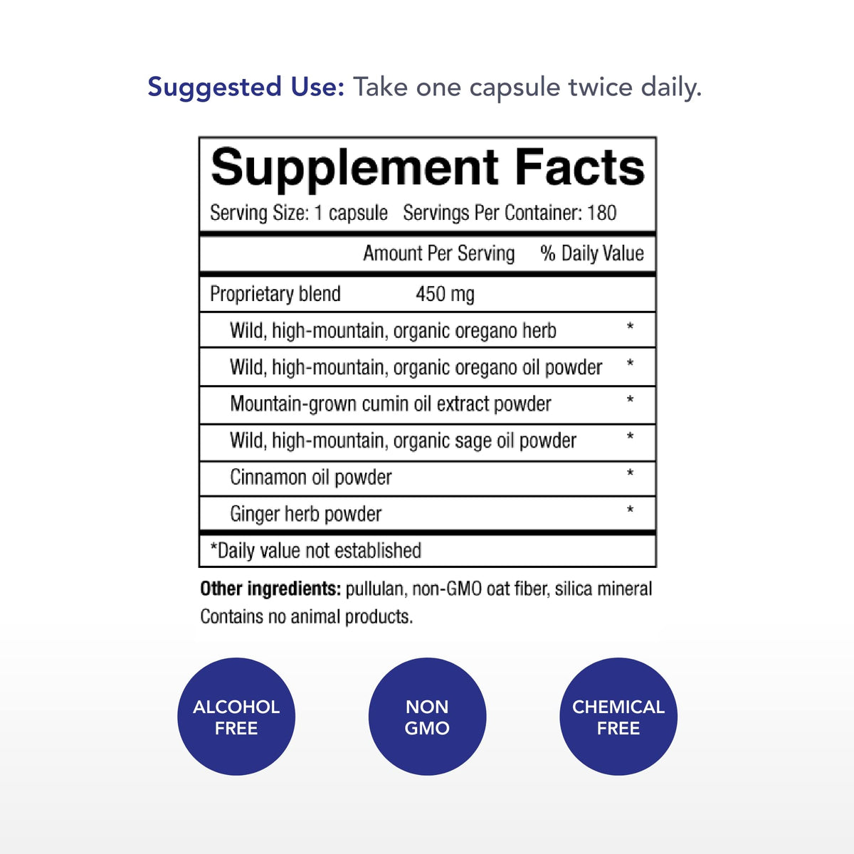 Boîte de Physician's Strength Oregacillin avec capsules