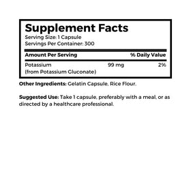 Boîte de potassium Dr Clark Store 99mg vue de côté