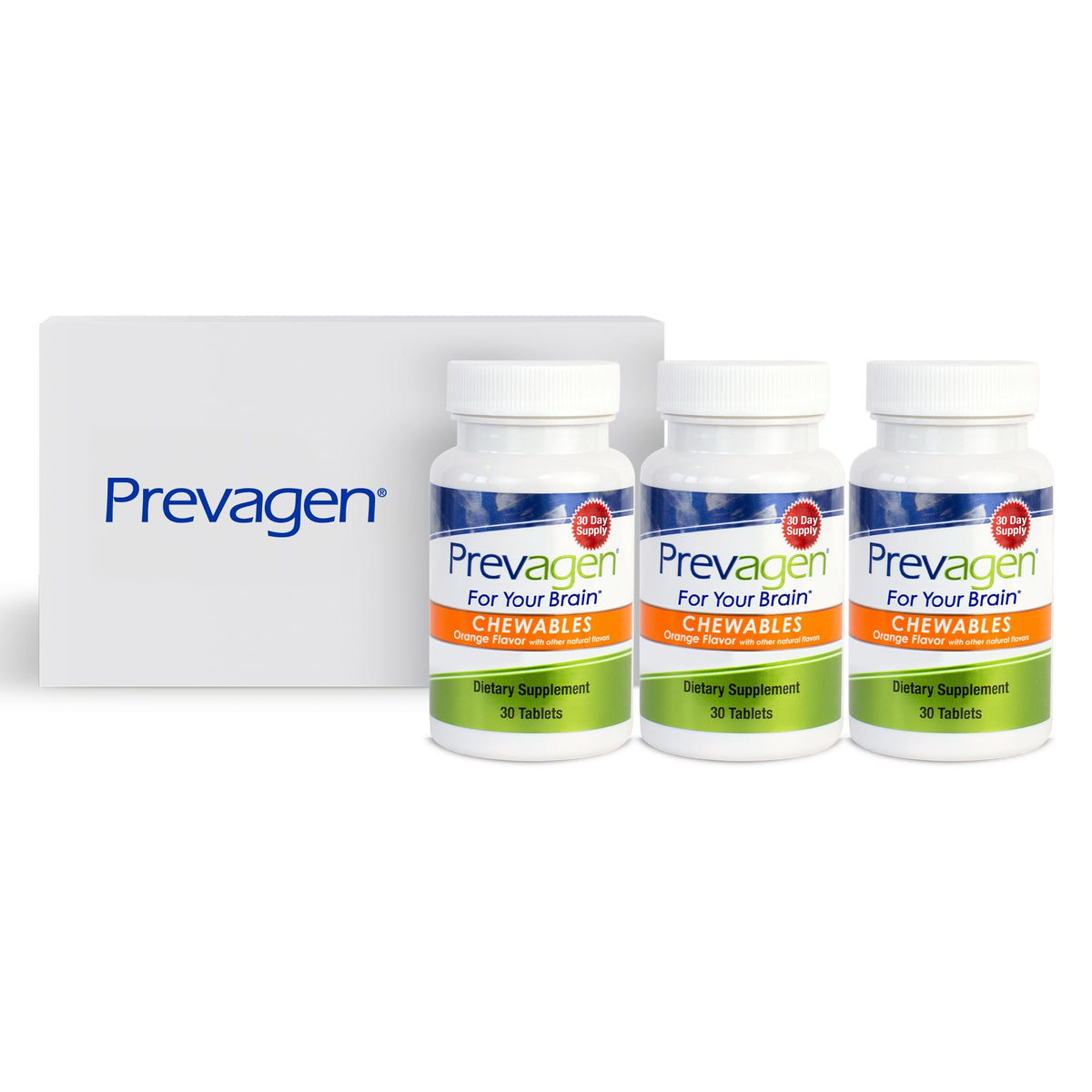 Boîte de Prevagen Orange à Mâcher 3-Pack vue avant