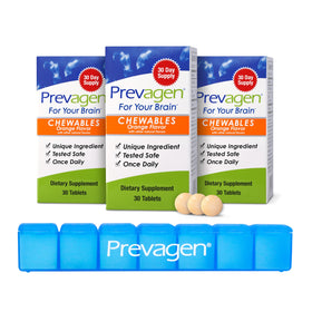 Boîte de Prevagen Orange Chewables 210g vue de face