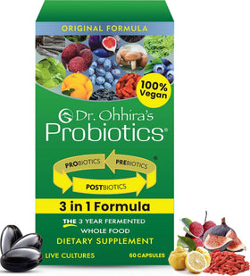 Boîte de probiotiques 3-en-1 Essential Formulas vue de face