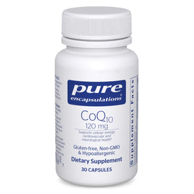 Boîte de Pure Encapsulations CoQ10 120 mg 30 capsules