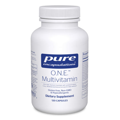 Boîte de Pure Encapsulations O.N.E. Multivitamin 120 capsules vue avant