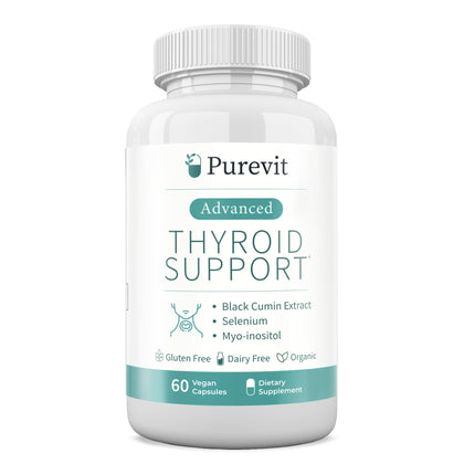 Boîte de Purevit Soutien Thyroïdien 60 capsules vue de face
